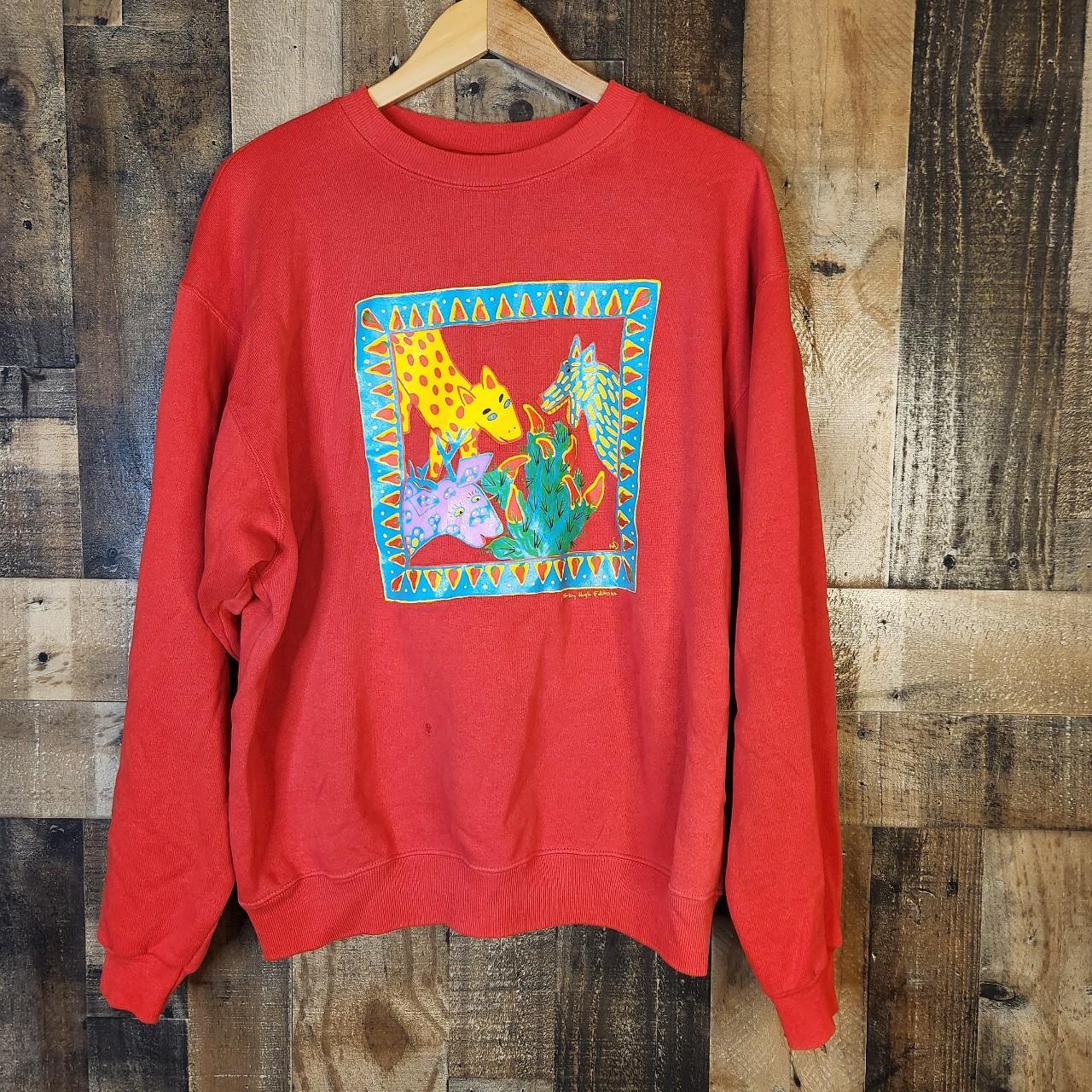90s Abstract Crewneck Sweatshirts Vintage Prints
