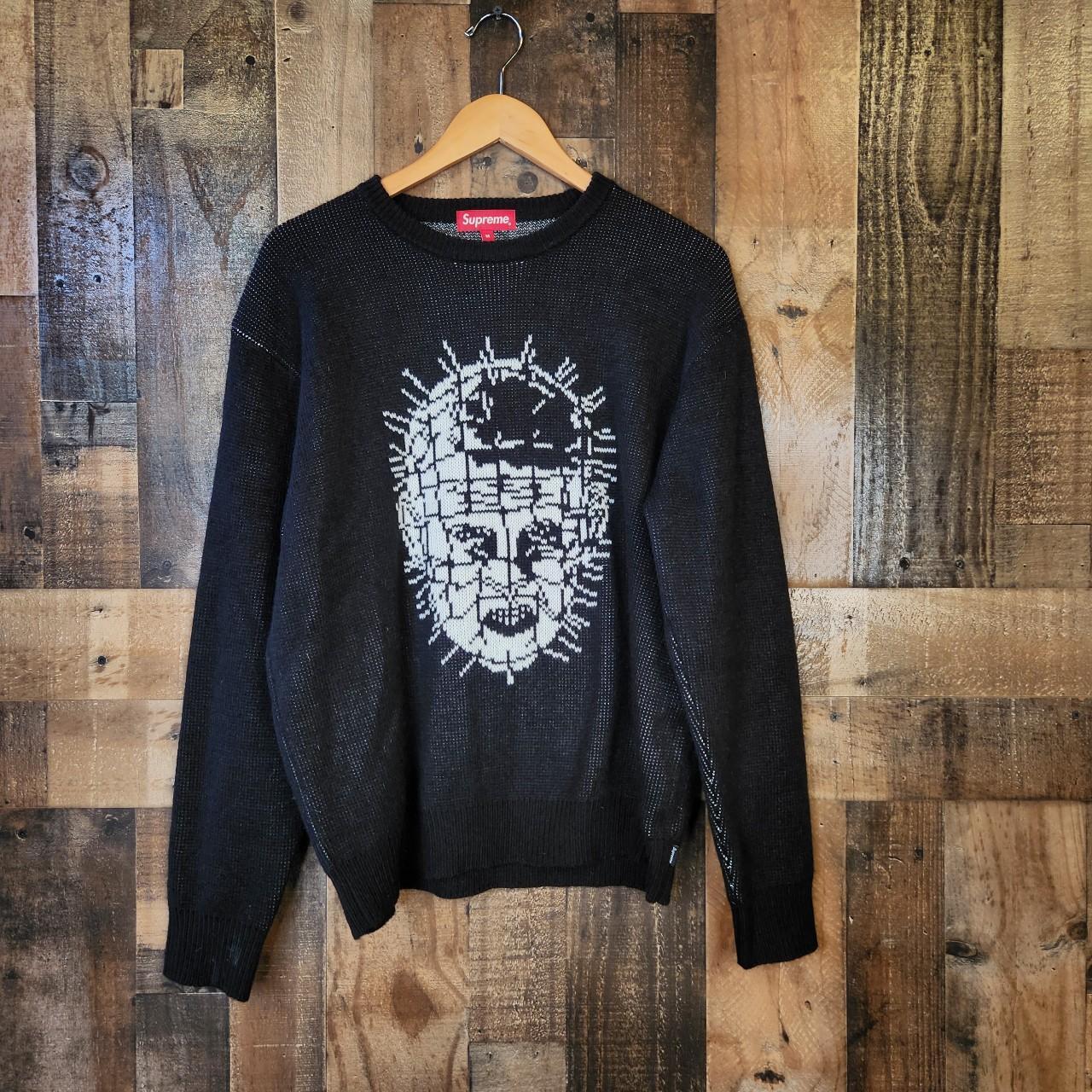 Men's Medium Supreme Hellraiser Hell on Earth Black... - Depop