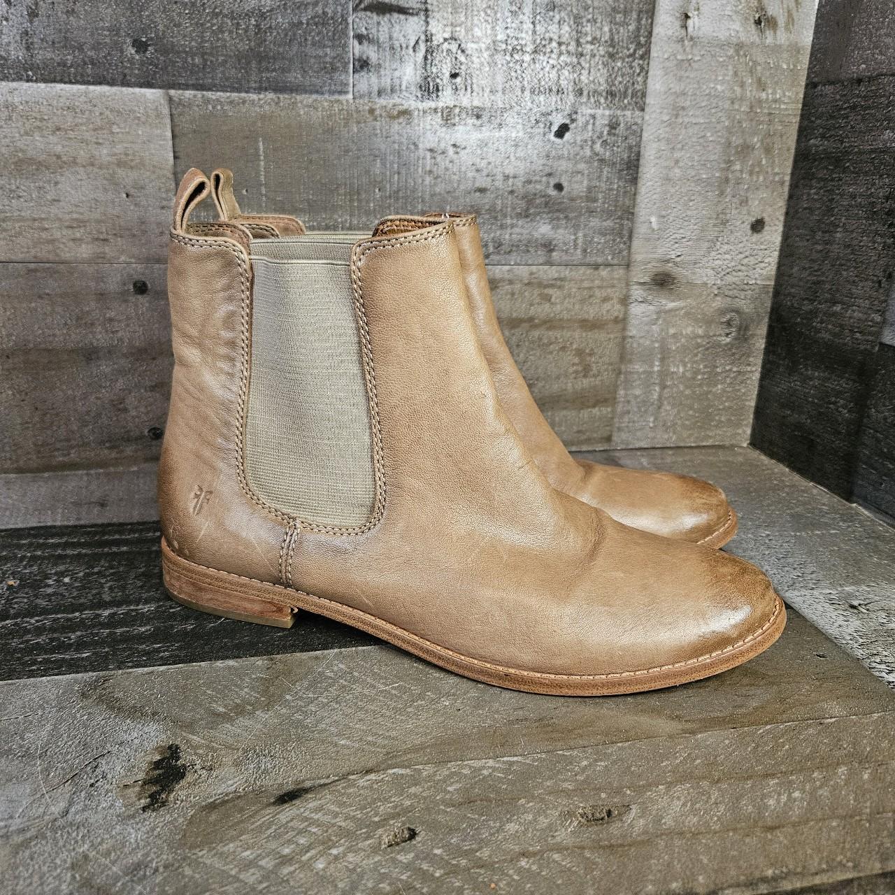 Frye anna cheap leather chelsea boot