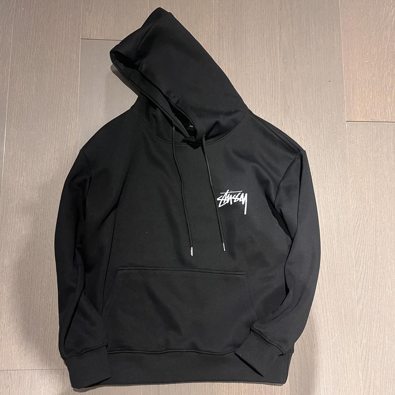 Small black stussy dice hoodie #stussy #dice... - Depop