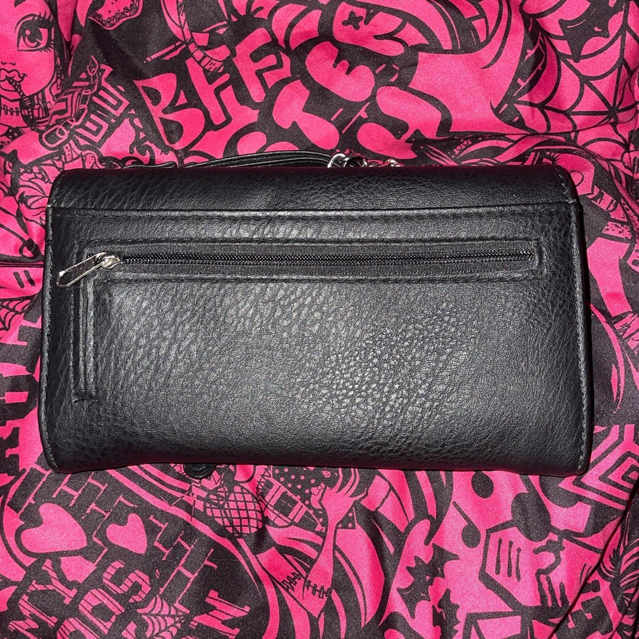 Hot Topic Women's Black and Silver Walletpurses Depop