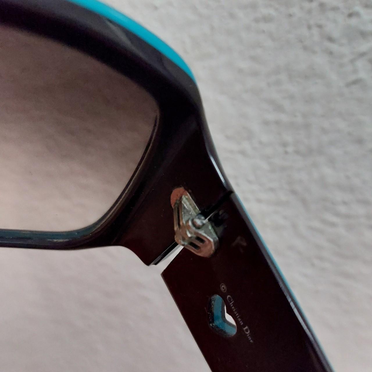 Black Louis Vuitton Cyclone Glasses Y2k - Depop