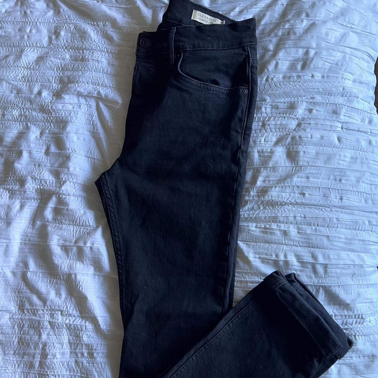 AllSaints Mast Skinny Jeans in Washed Indigo | ASOS