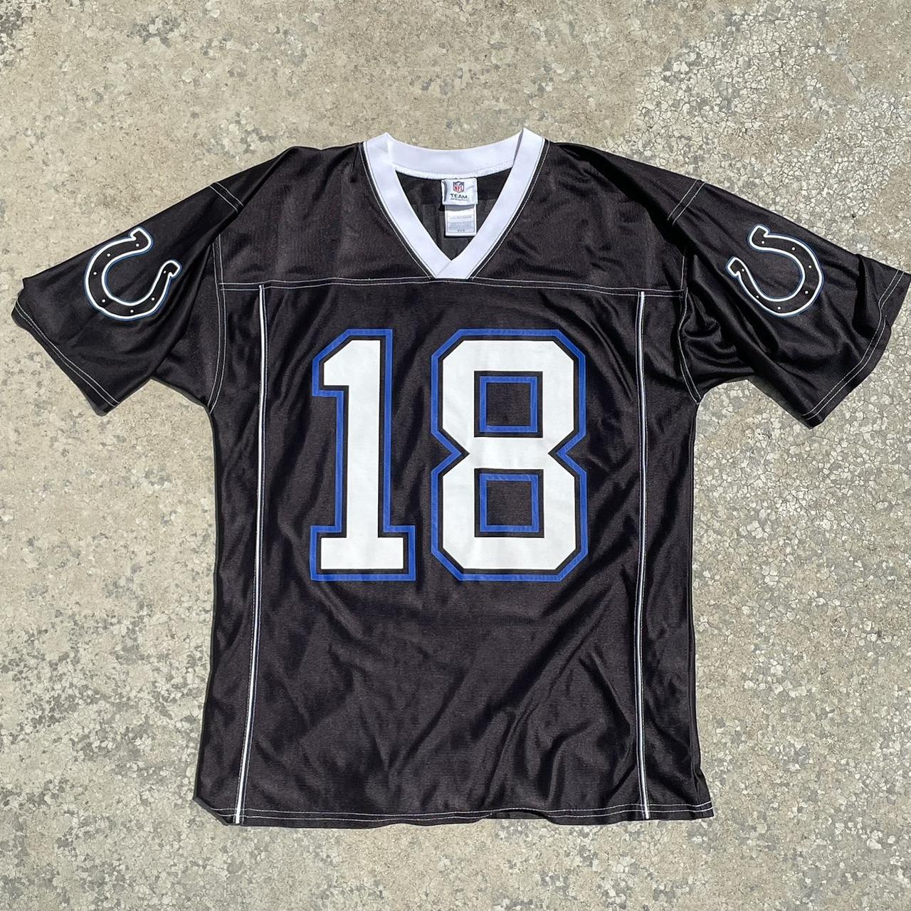 Vintage Peyton Manning Black Colts Jersey NFL. Depop