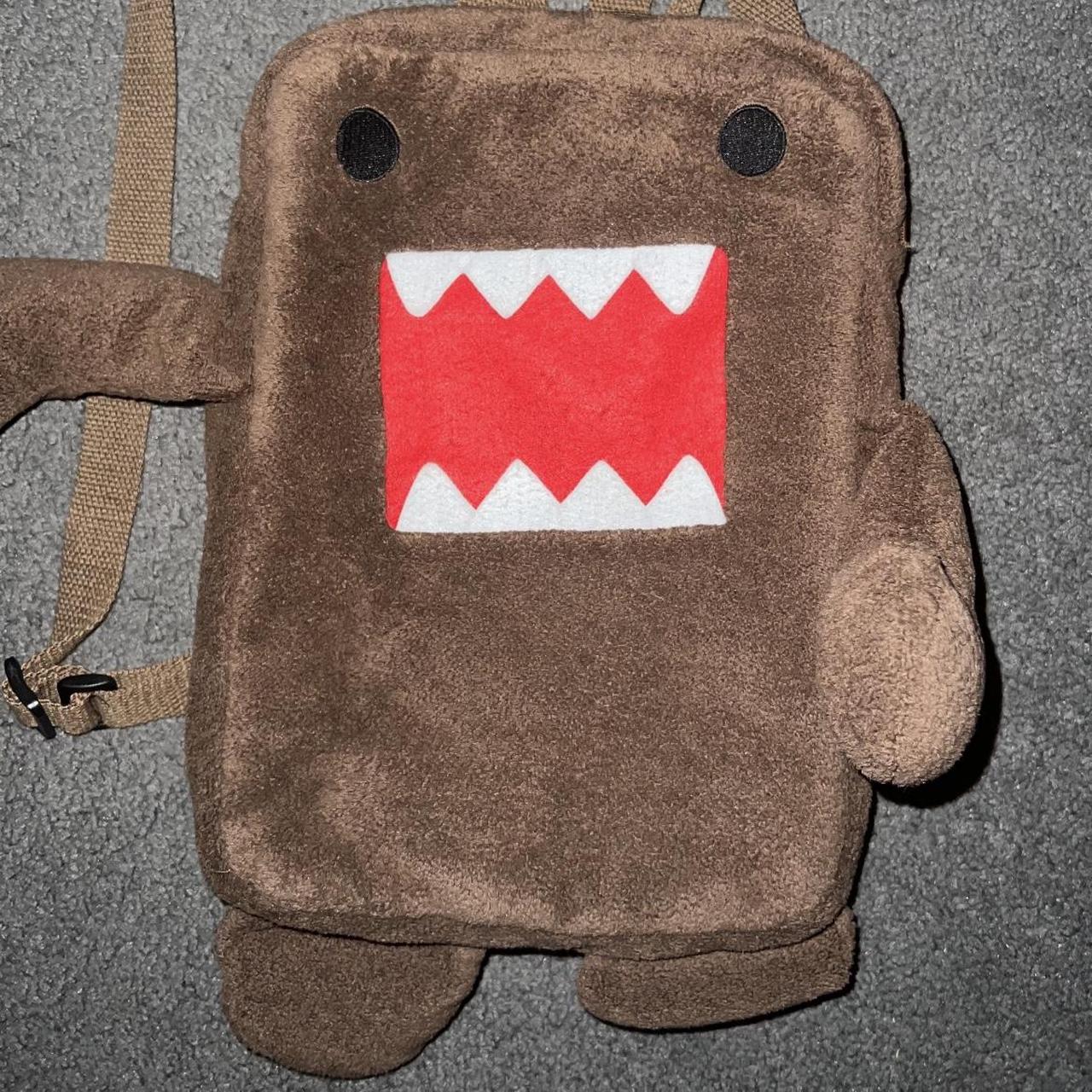 RARE DOMO KUN PLUSH BACKPACK Missing zipper ⭐️open... - Depop