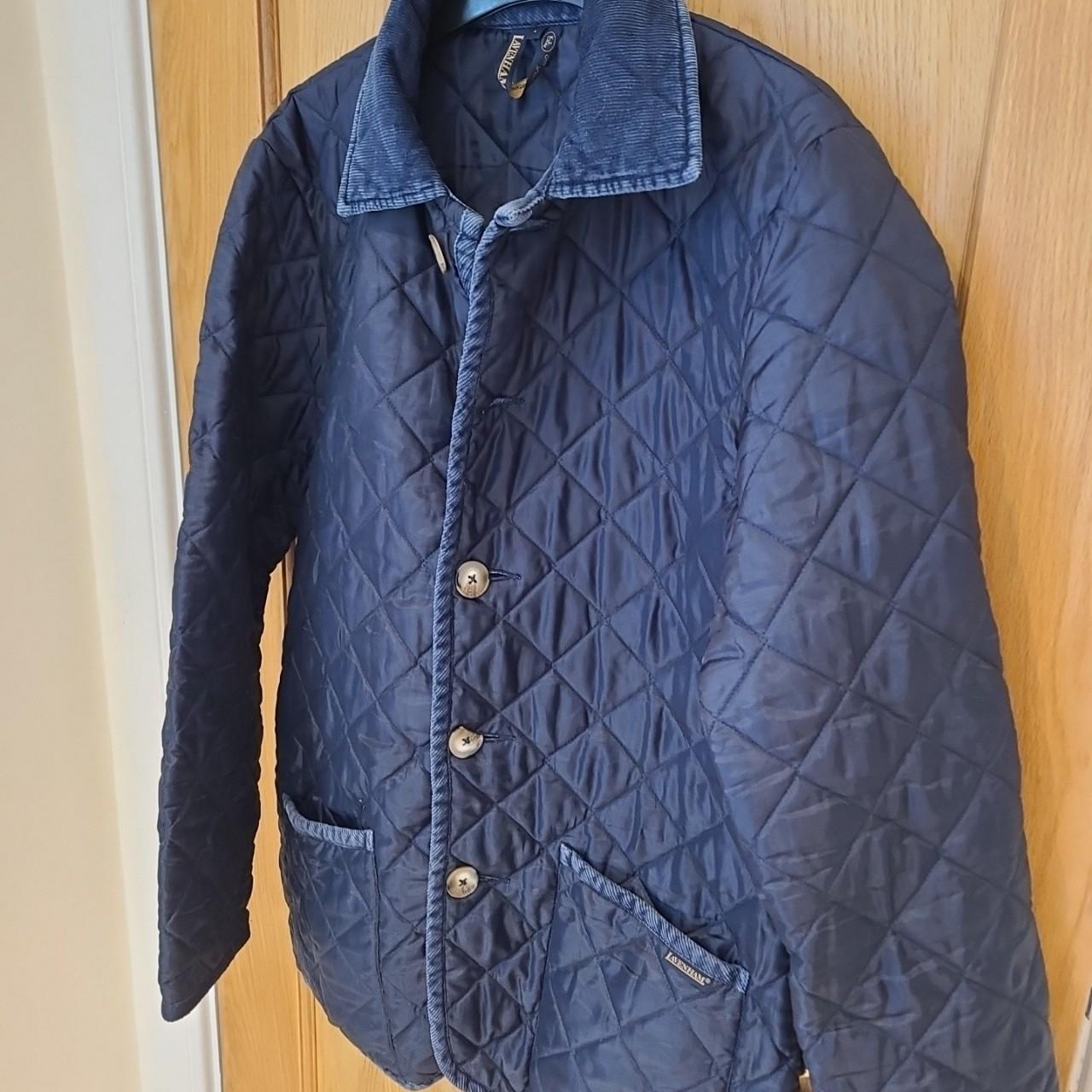 Lavenham Mens Quilted Jacket Size L #lavenham Broken... - Depop