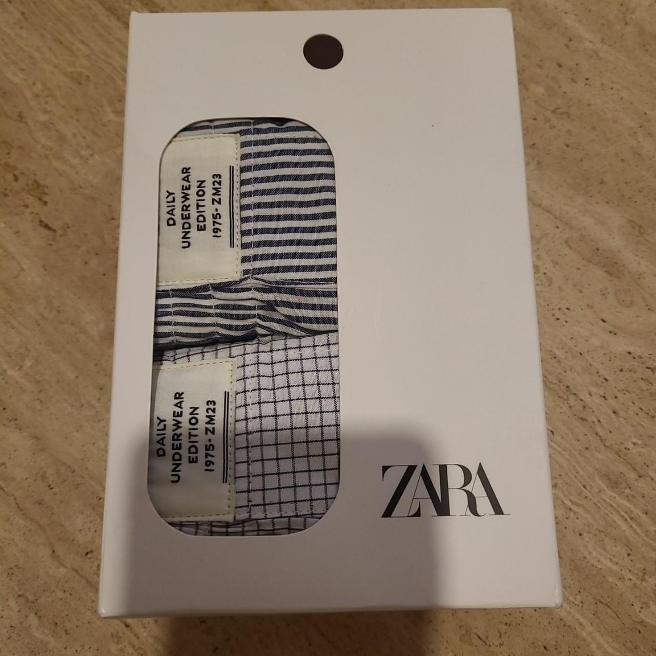 Zara Mens 2 Pack Boxers BNWT L zara Depop