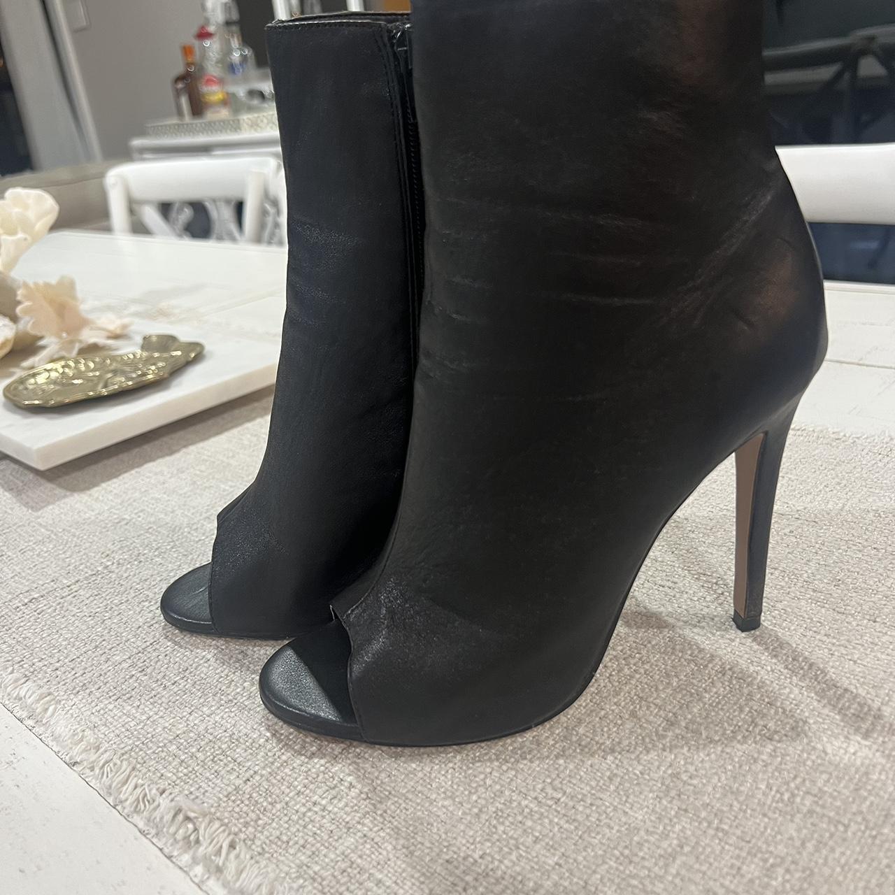 Tony Bianco Kris heel Size 7.5 Black Soft 100%... - Depop