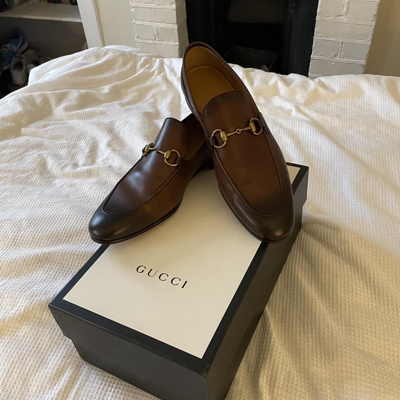 Gucci Jordaan Leather Loafer Size UK Depop