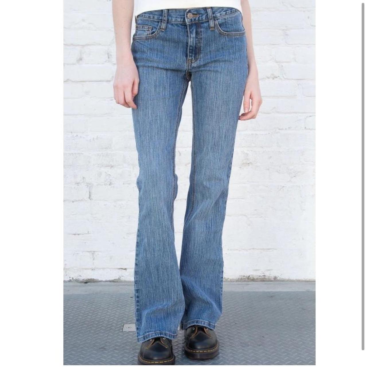 Brandy Melville low rise flare jeans cute small Depop