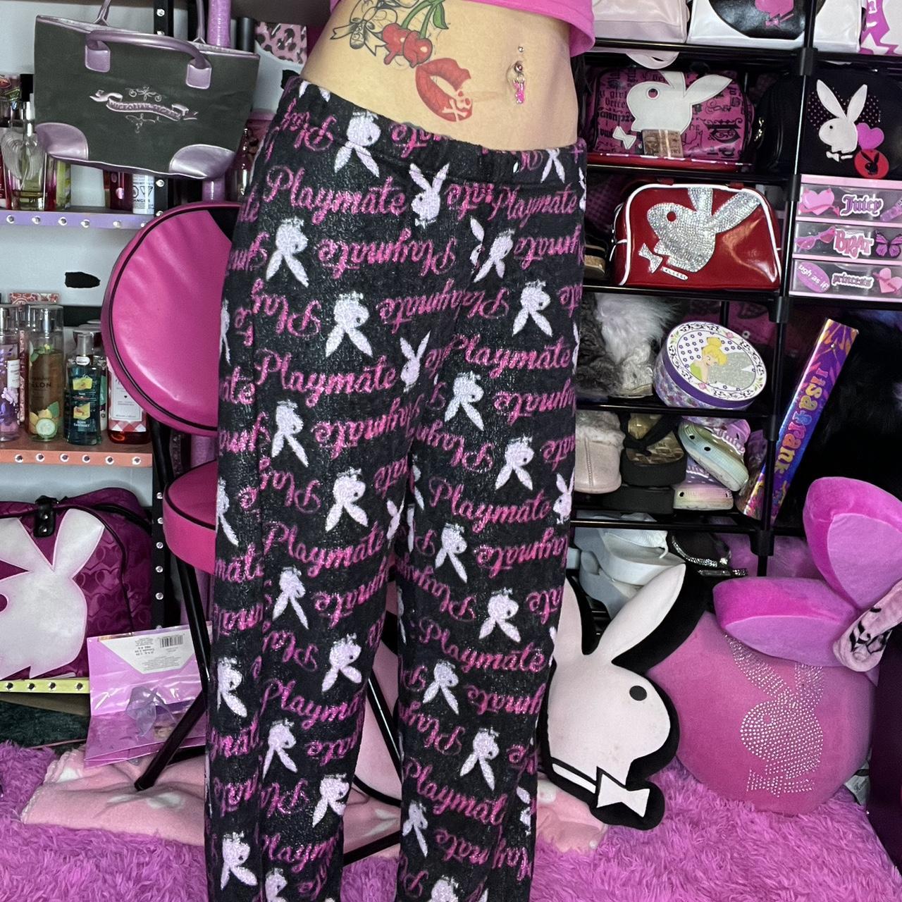 Playboy y2k pajama pants. Size medium, fits like a... Depop