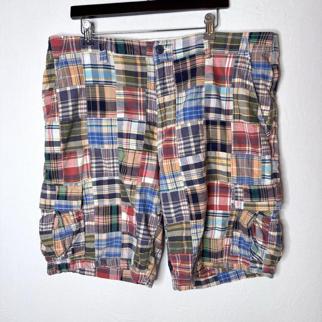 Gap Men's Shorts - Multi - 40" – Gap Patchwork Ca… - image 1