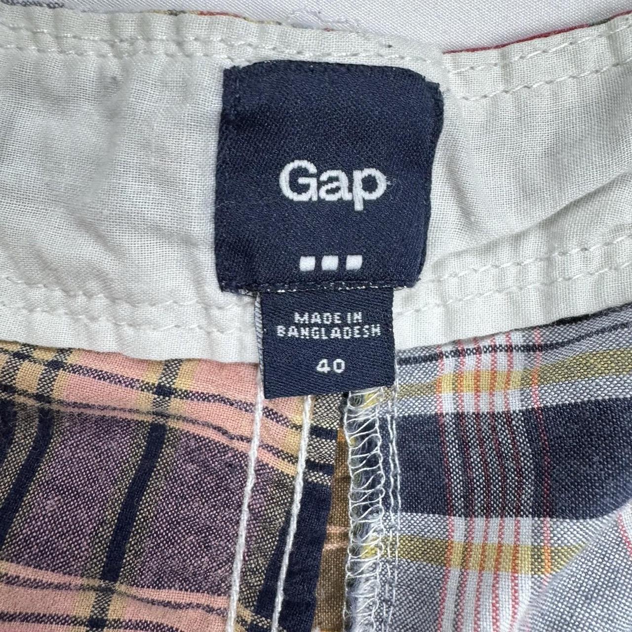Gap Men's Shorts - Multi - 40" – Gap Patchwork Ca… - image 4