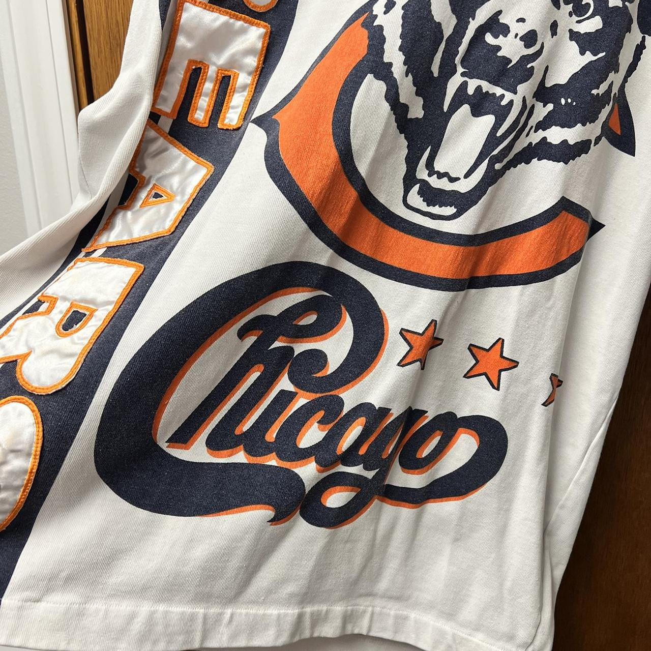 Vintage Starter Chicago Bears Long Sleeve Shirt - Depop