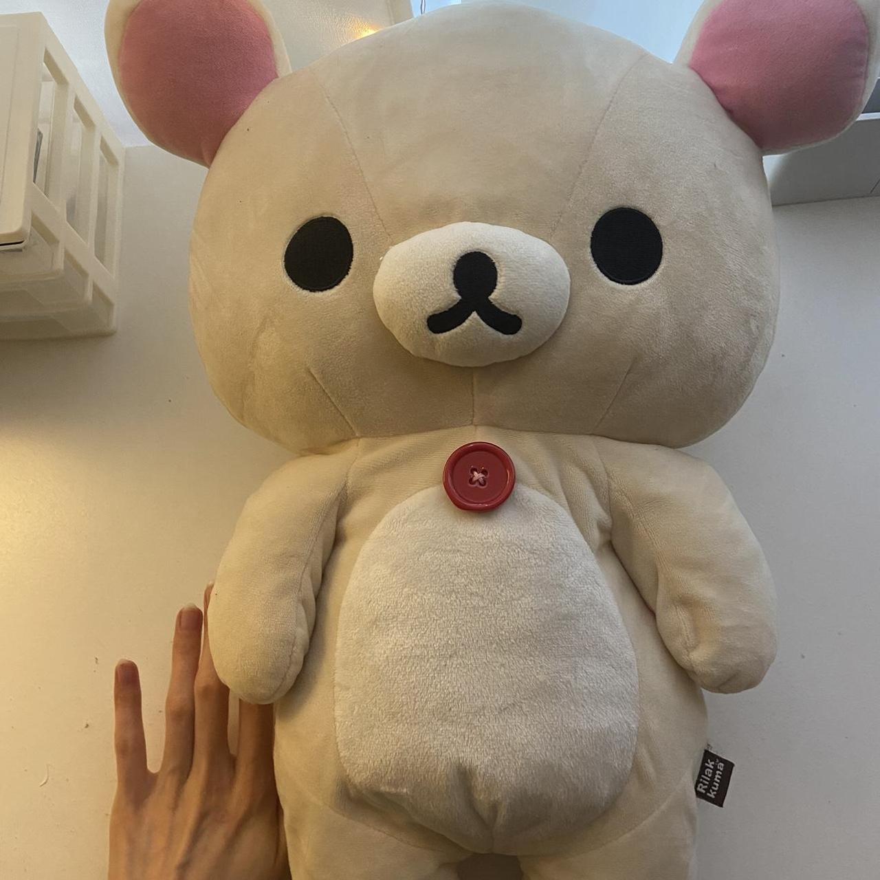 large korilakumma san-x plushie in great condition... - Depop