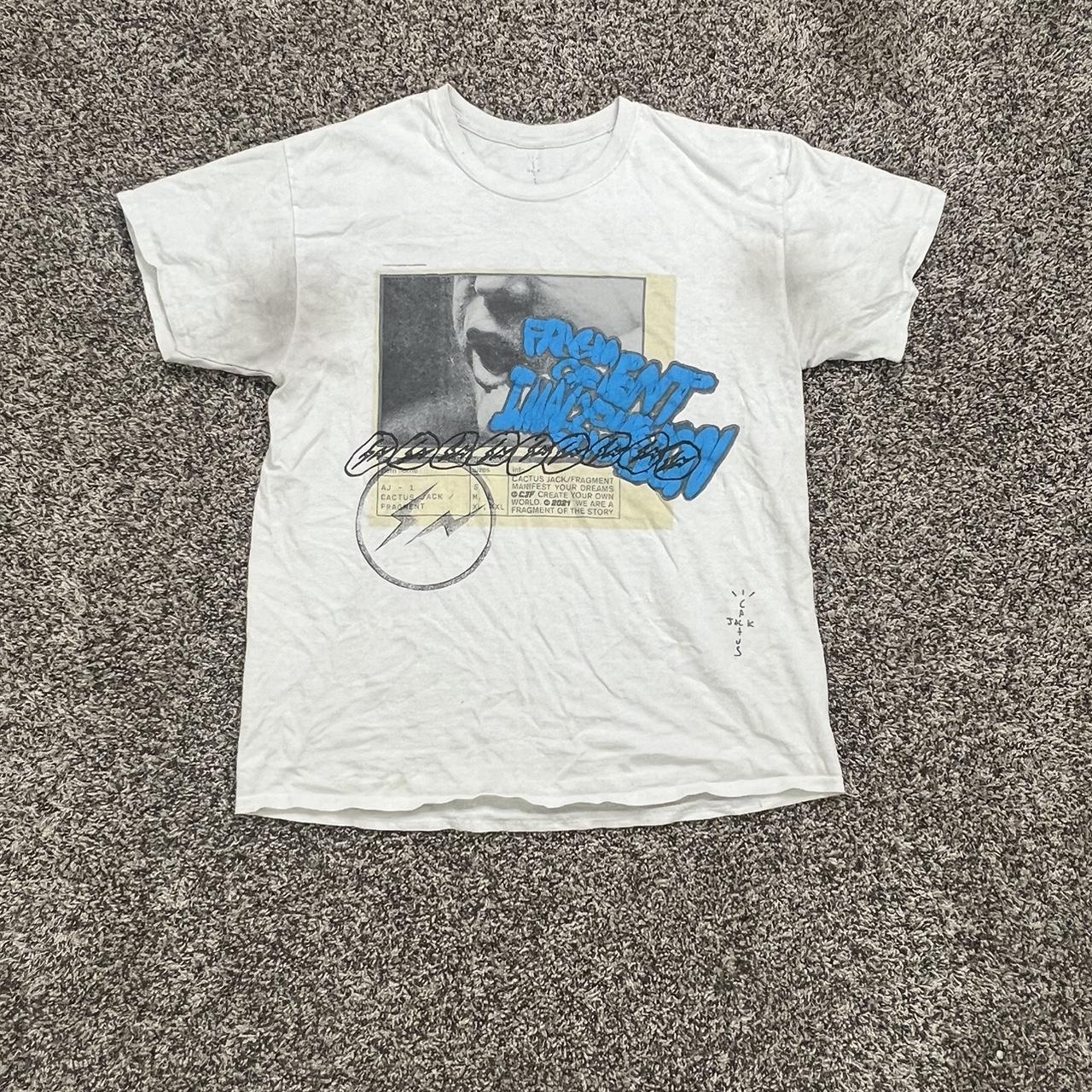 travis scott fragment tee shirt