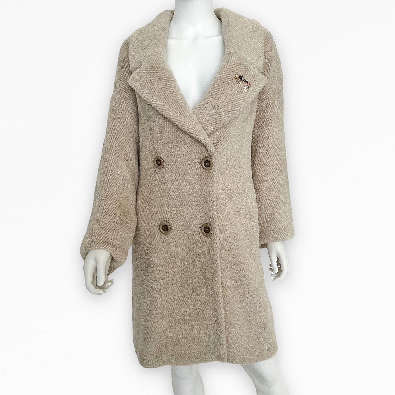 1980s NICOLE FARHI mouton coat UK