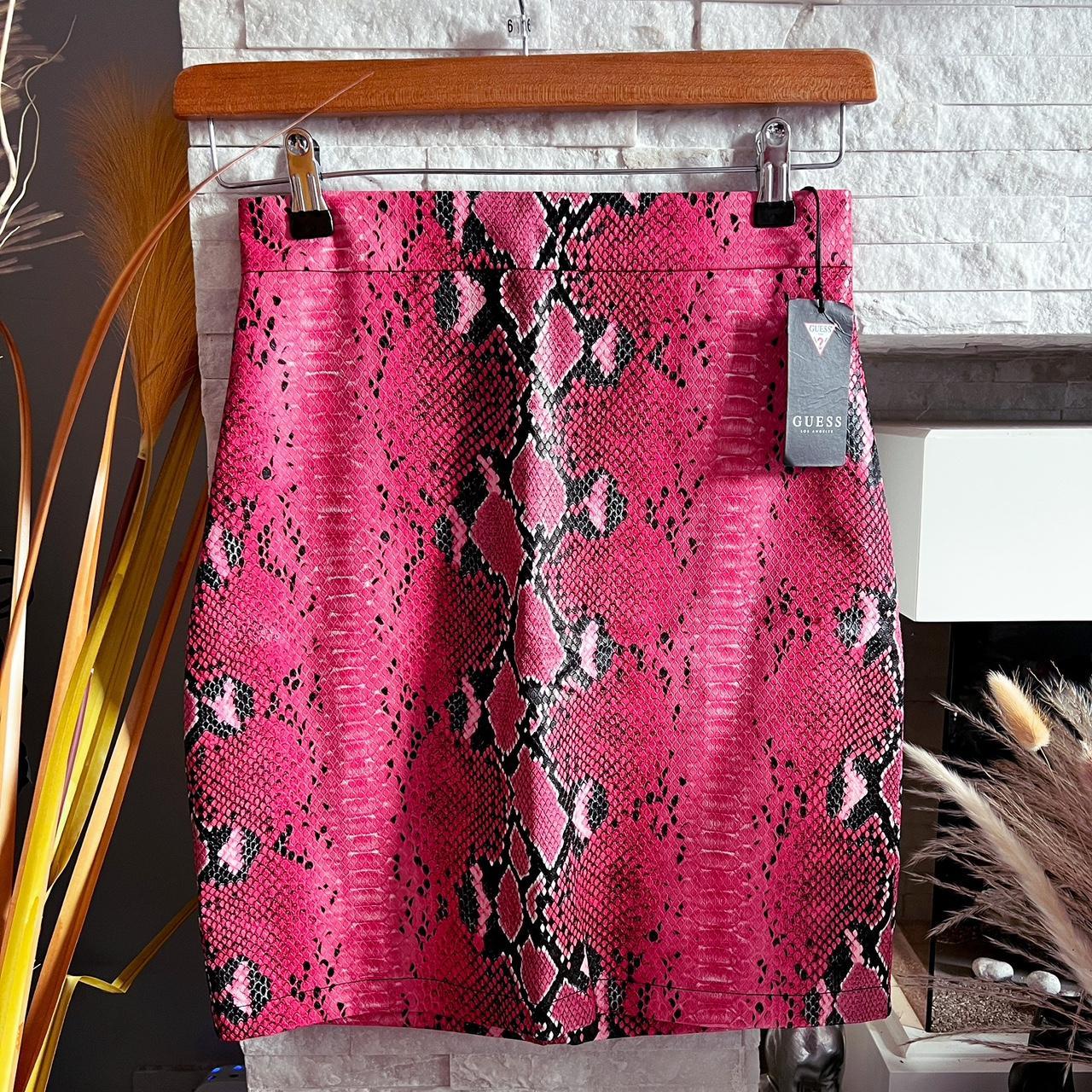 Guess snake 2025 print skirt