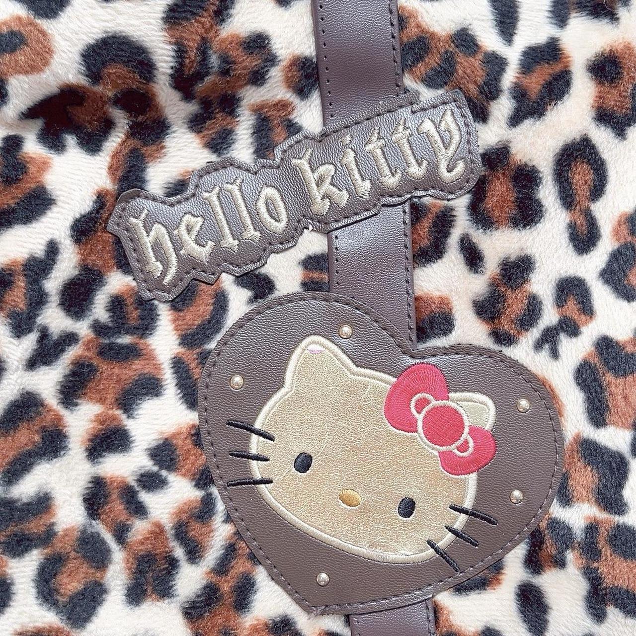 Vintage Hello Kitty cheetah print tote bag ♡ (Open... - Depop