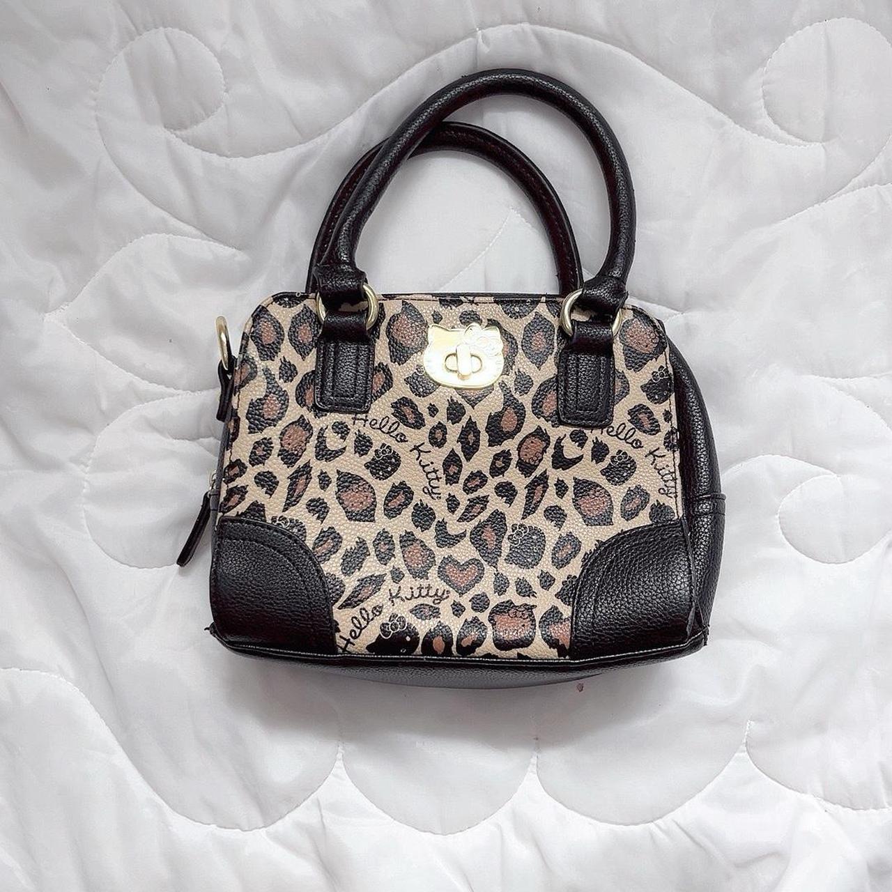 Vintage Hello Kitty cheetah print bag ♡ (Open to... - Depop