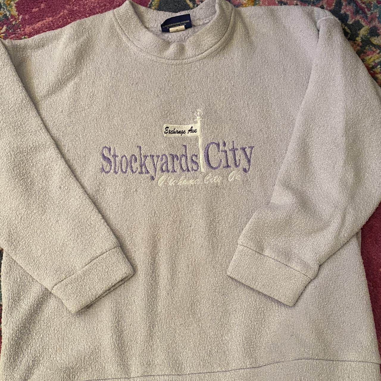 Lavender vintage Oklahoma City crewneck sweatshirt!... - Depop