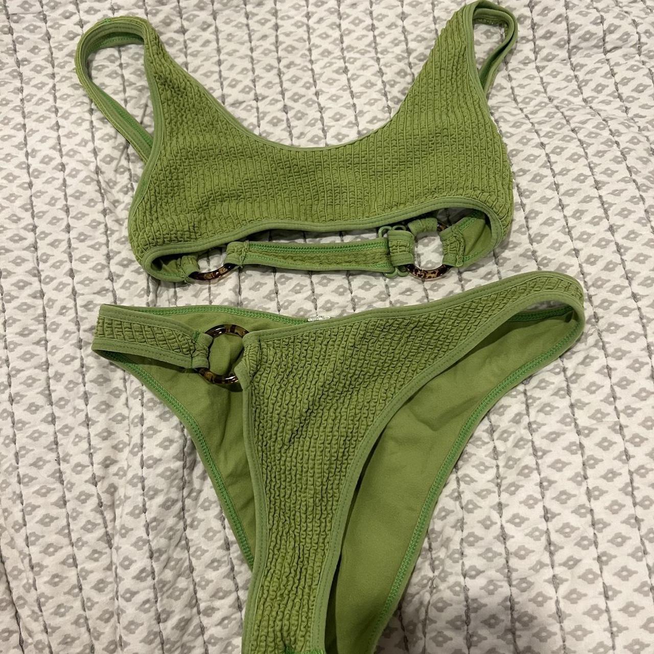 Urban Outfitters Women's Green Bikinisandtankinisets Depop
