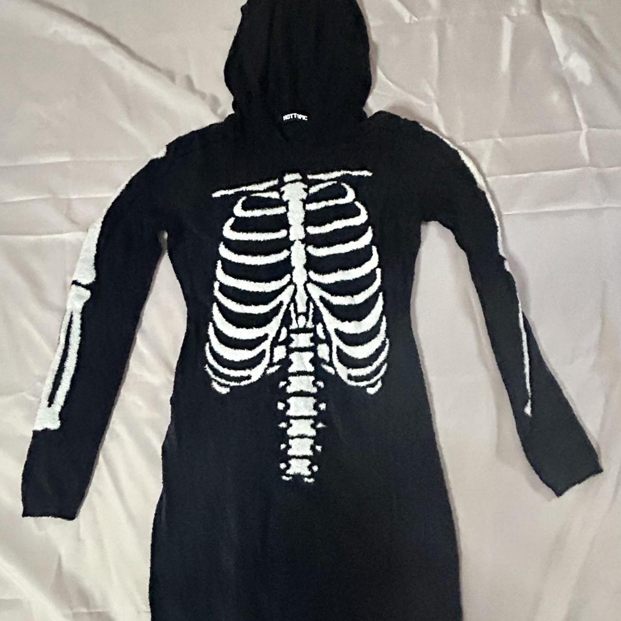 Skeleton sales hoodie dress