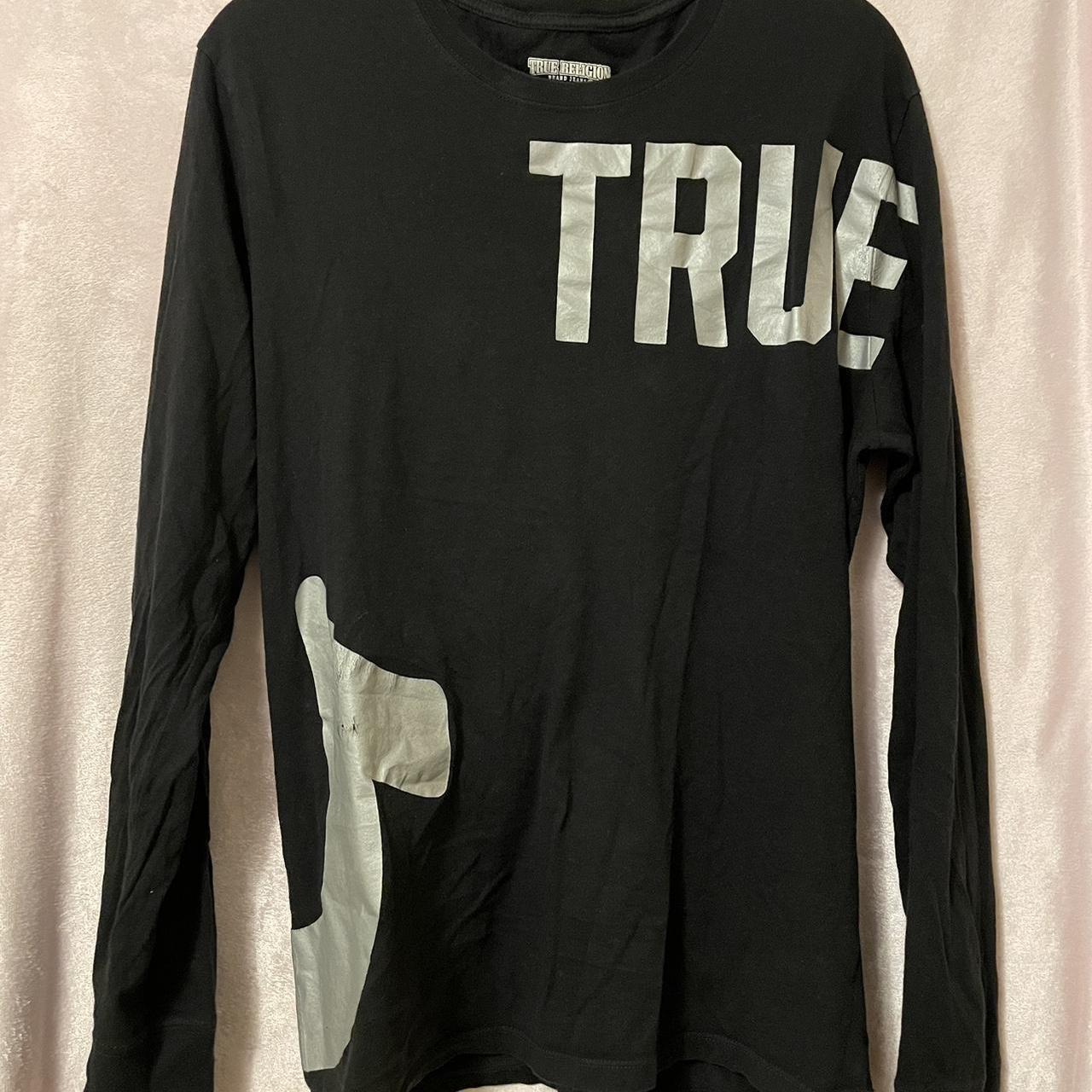 Mens true religion long sleeve best sale t shirt