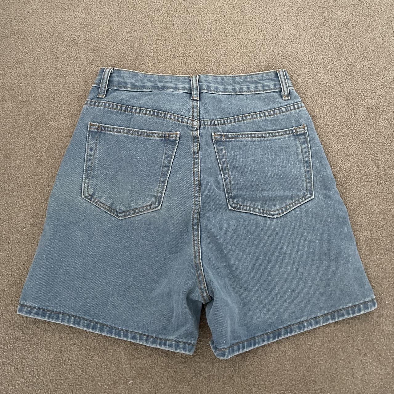 Long denim shorts Never worn before, gifted and not... - Depop