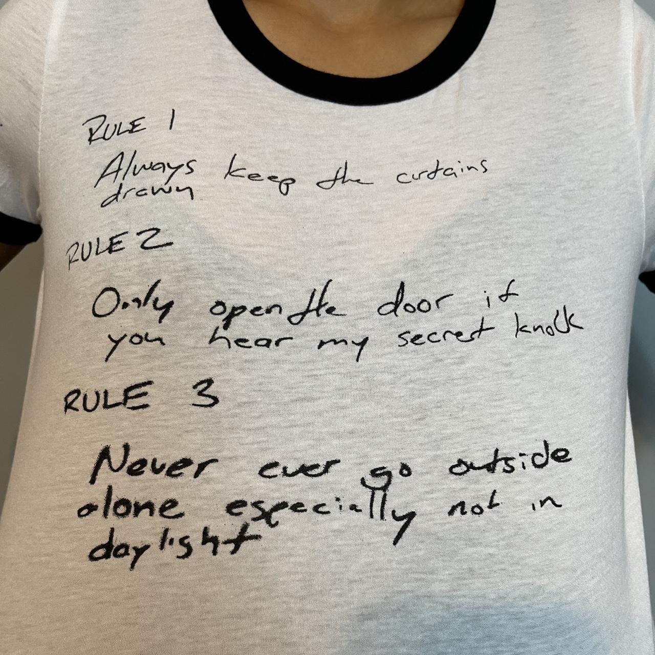 Stranger things Hopper/ Eleven rules strangerthings Depop