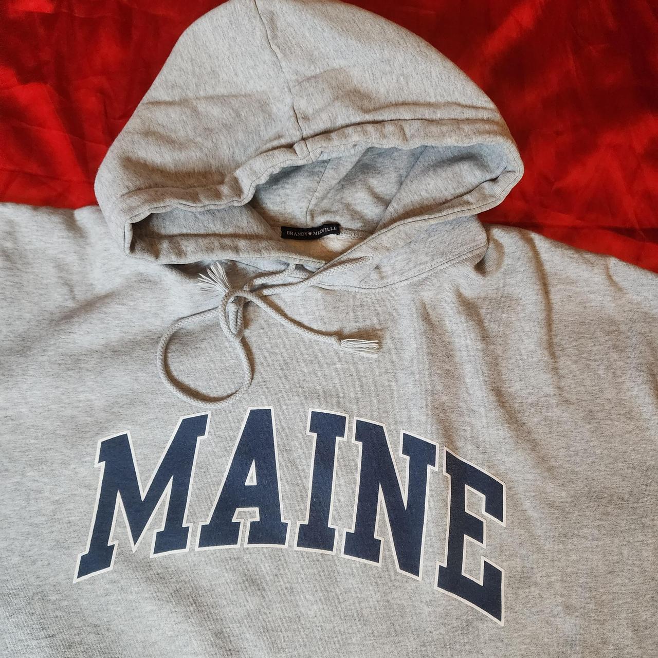 Brandy melville maine christy hoodie Oversized... Depop