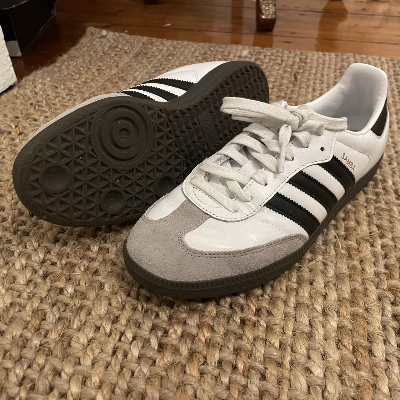 Adidas originals OG Samba Worn 3 times 8/10... - Depop