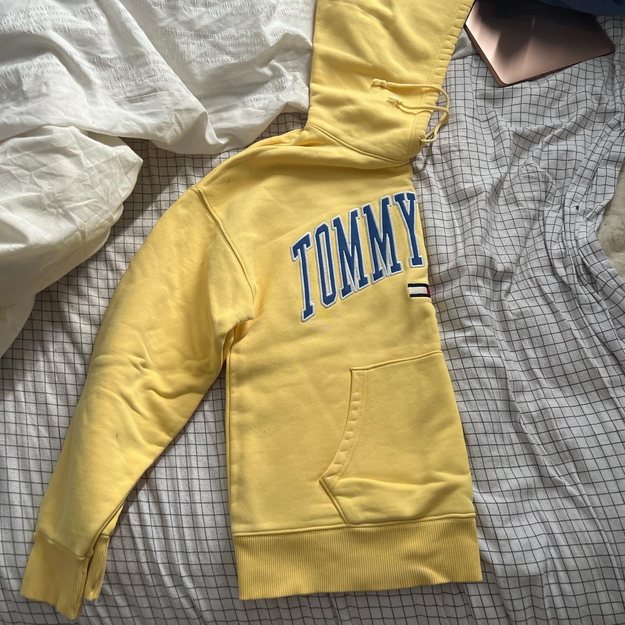 Tommy Hilfiger yellow hoodie In great condition... Depop
