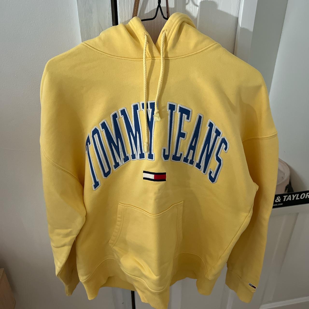 Tommy Hilfiger yellow hoodie In great condition... Depop