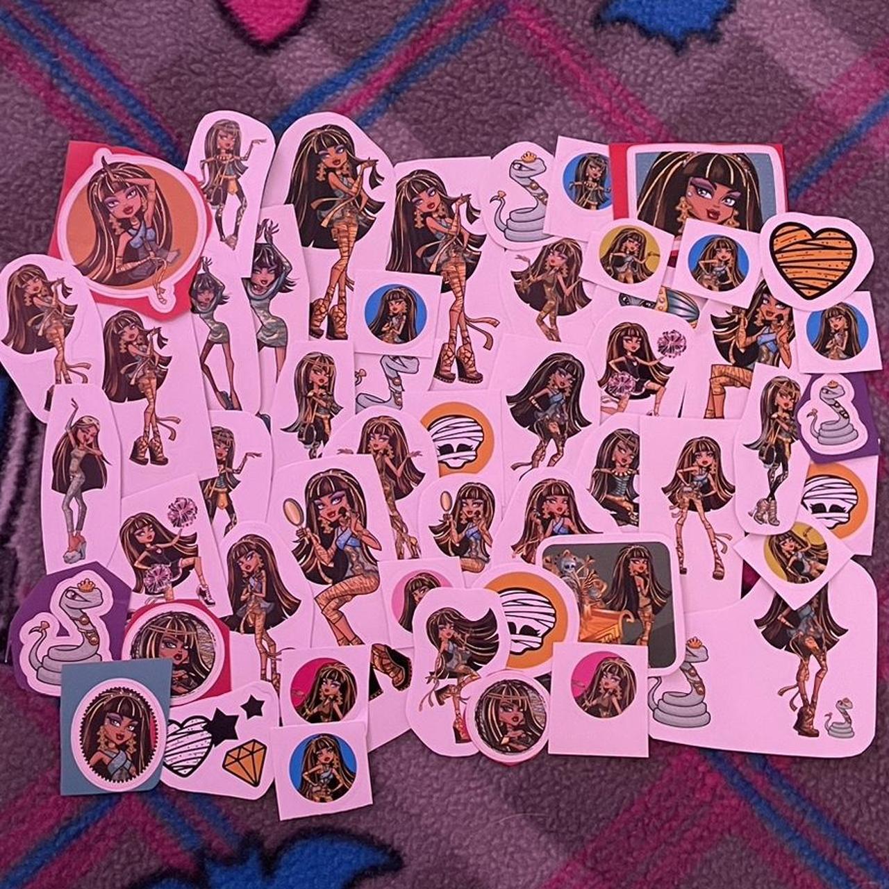 Bratz dolls sticker page 20 stickers per page I - Depop