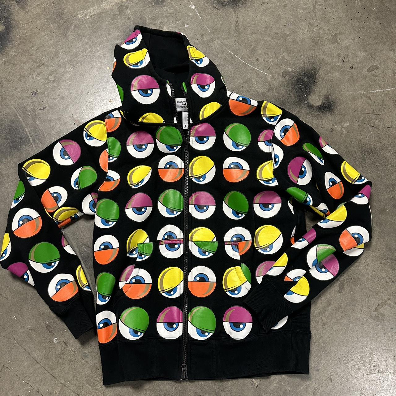 Eyeball Kidrobot Limited Edition zipup Hoodie 118... Depop