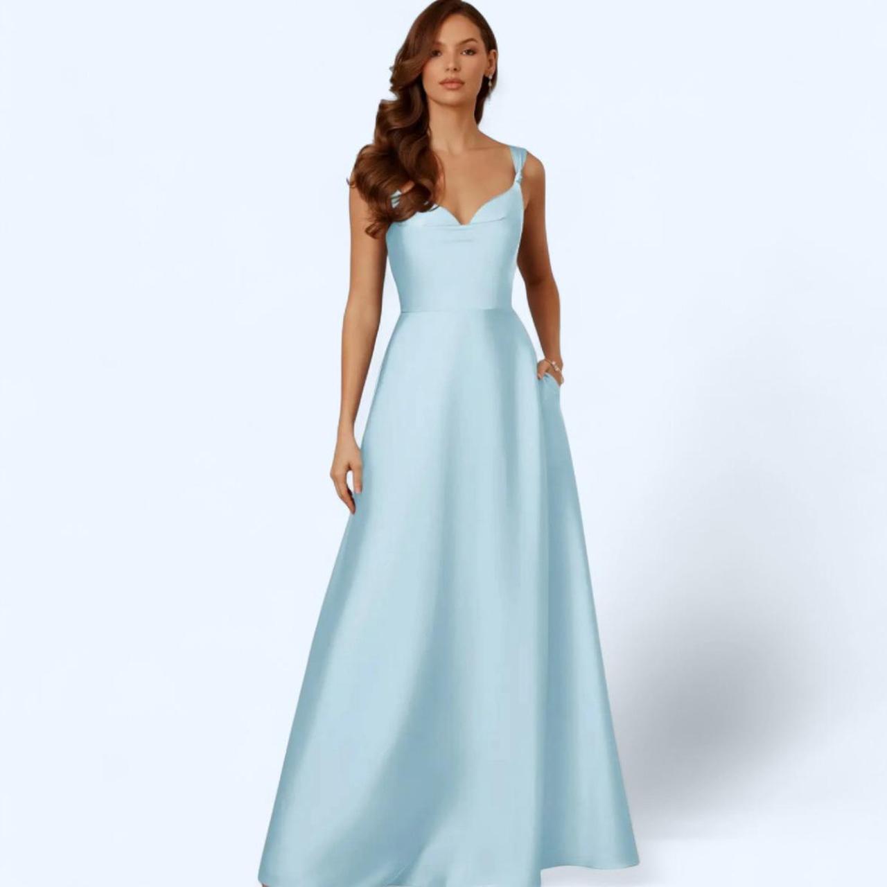 CHRISTIAN SIRIANO BRIDAL FOR AZAZIE in SKY... | Depop, image size:1280x1280