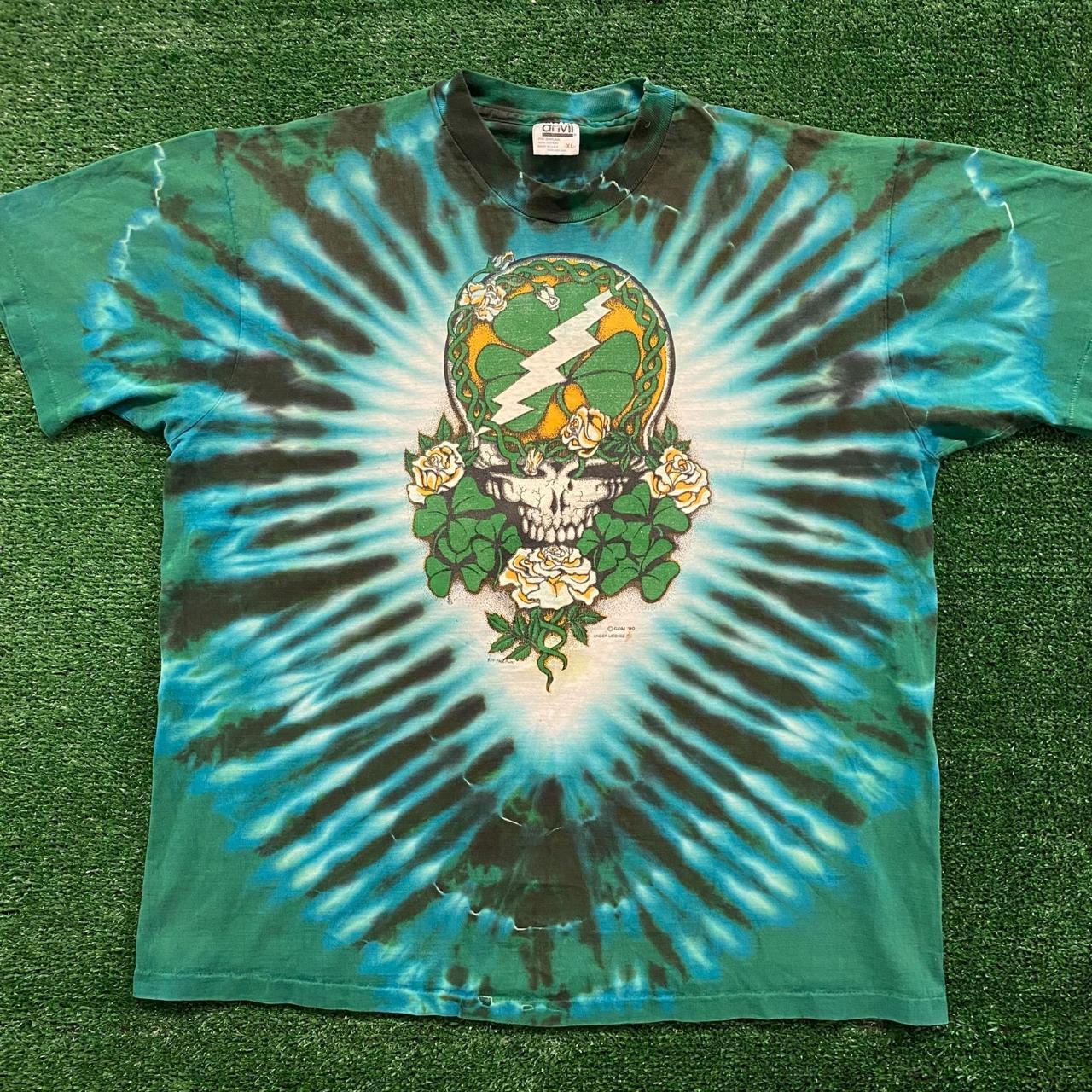 Grateful Dead vintage band tee shirt. Spring tour - Depop