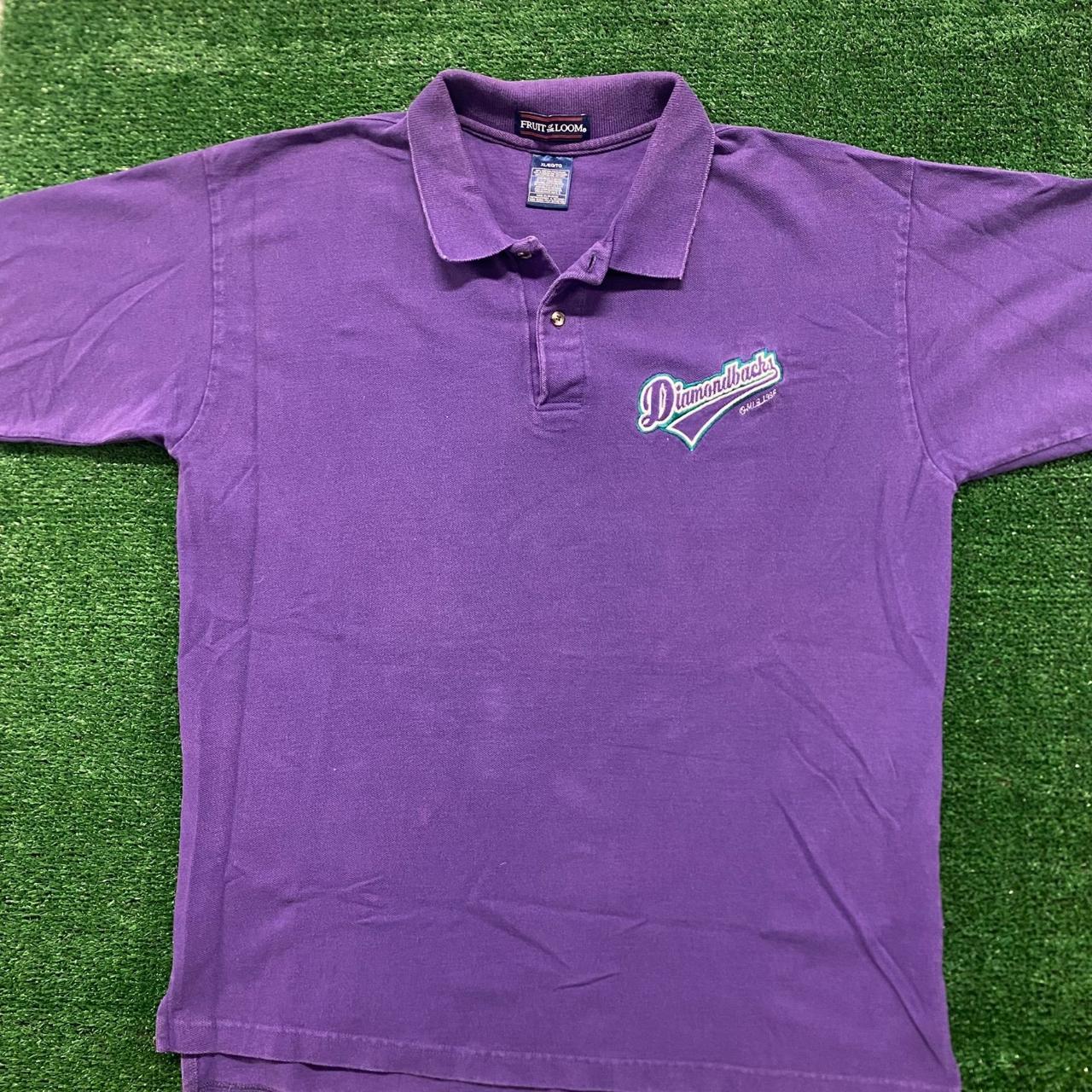 Arizona Diamondbacks Shirt Mens MLB XL Baseball Purple Vintage