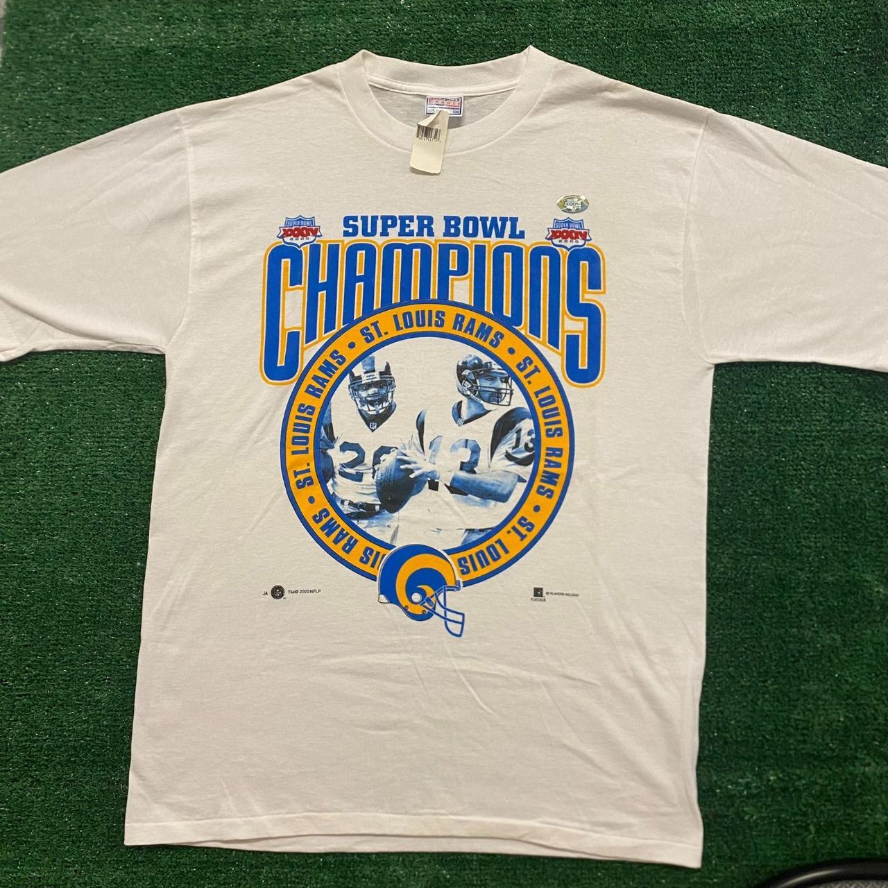 Rams Football Vintage NFL Sports T-Shirt Size:... - Depop