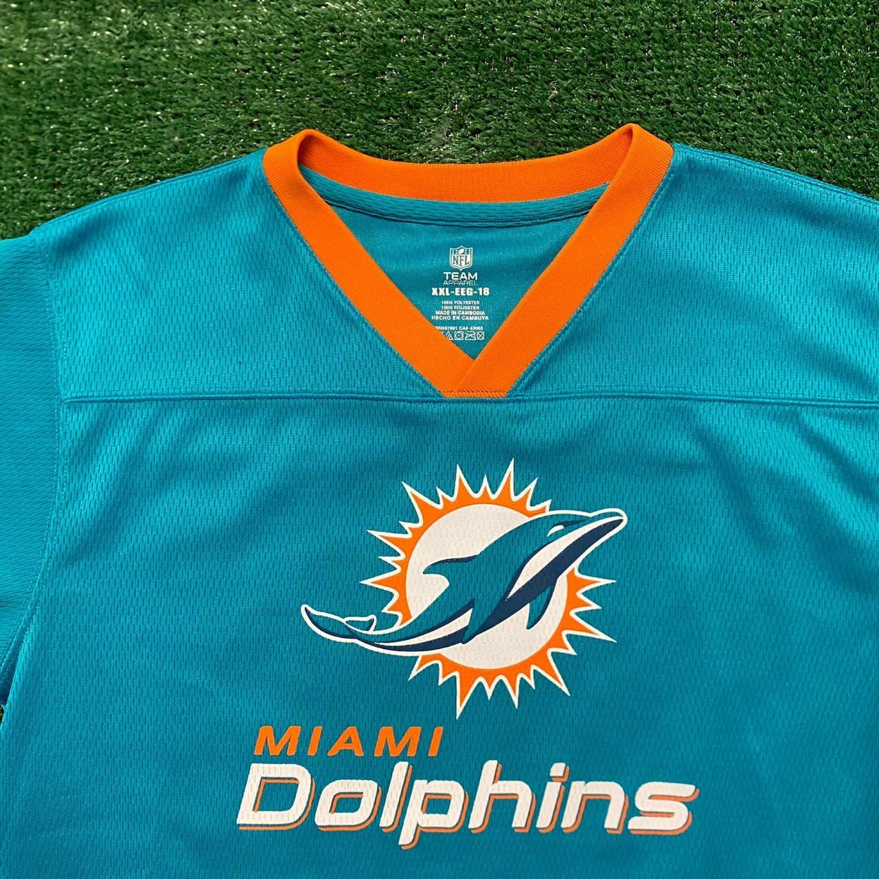 Vintage Miami Dolphins Rawlings shirt $50 shipped - Depop