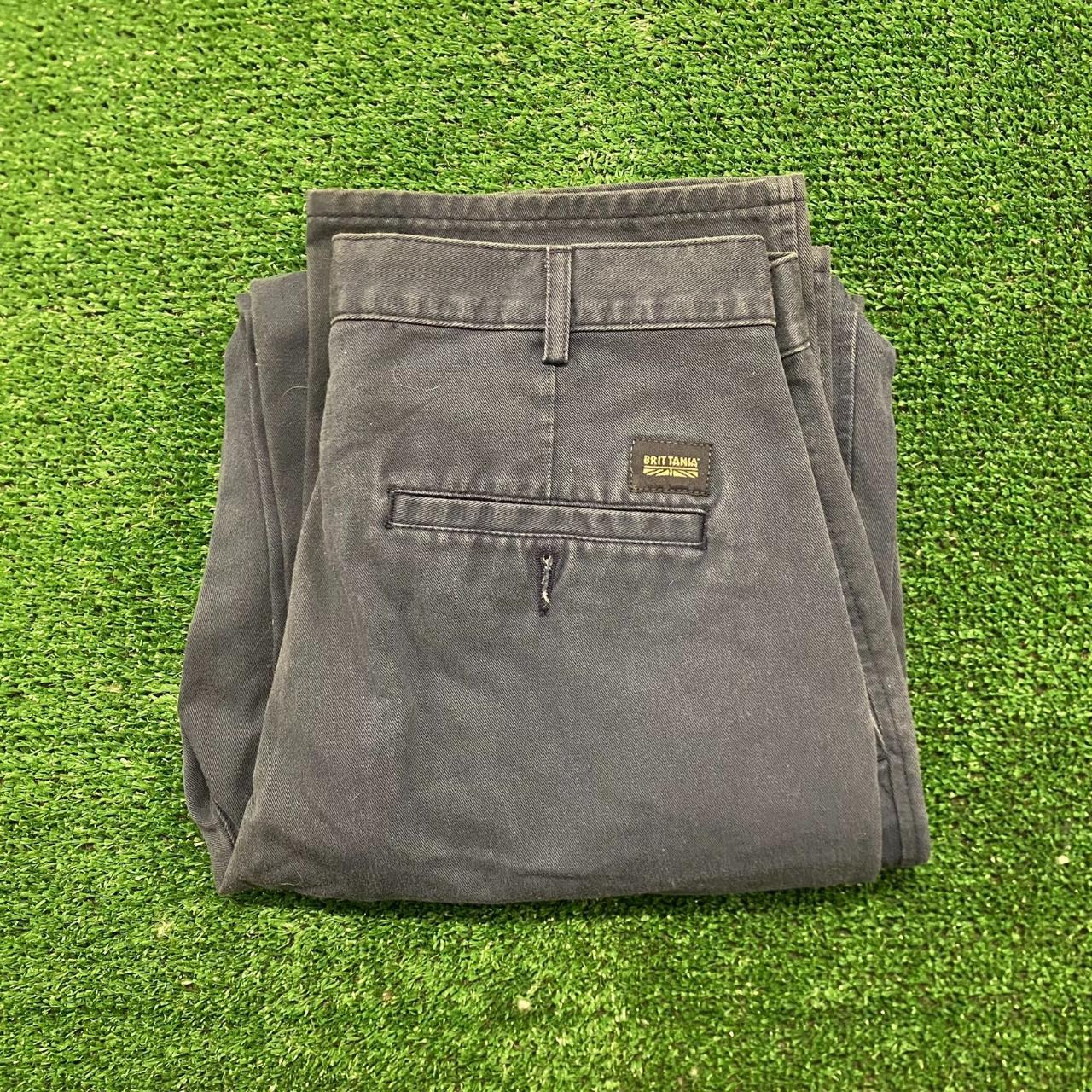 American Vintage Men's Navy Trousers | Depop