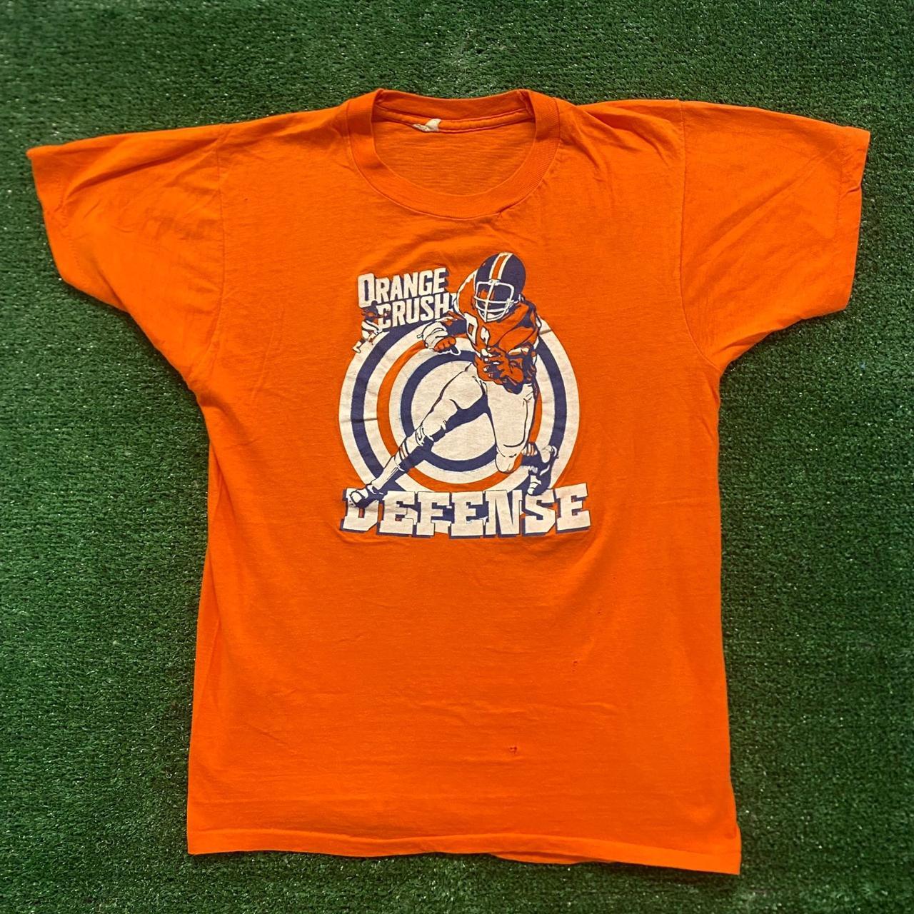 1970s #53 Orange Crush Denver Broncos Sweatpants - Depop