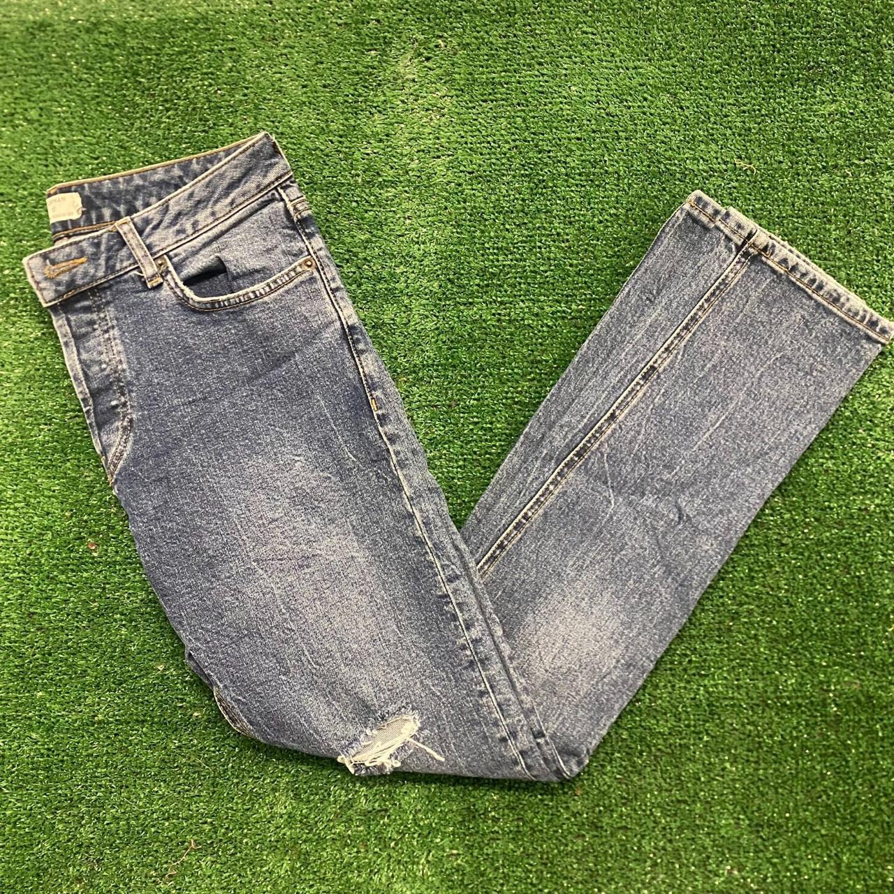 Topman Distressed Vintage Stretch Slim Denim Depop