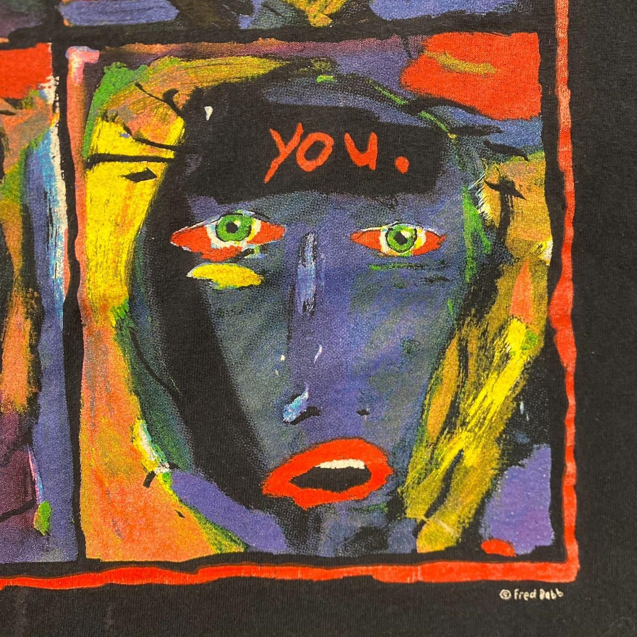Fred Babb Art Can't Hurt You Vintage 90s Painting | Depop