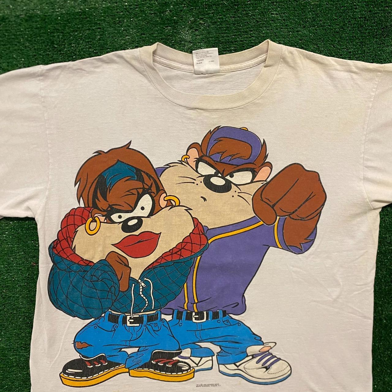 Looney Tunes Taz Vintage 1990s Cartoon T-Shirt, Size:...