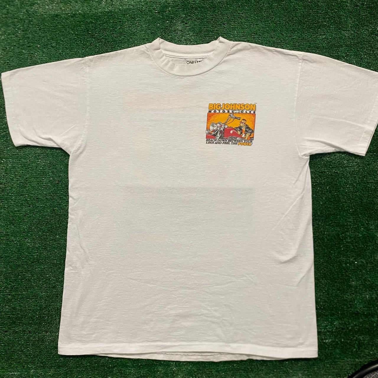 Vintage 90s Big Johnson Motorcycles Single Stitch | Depop