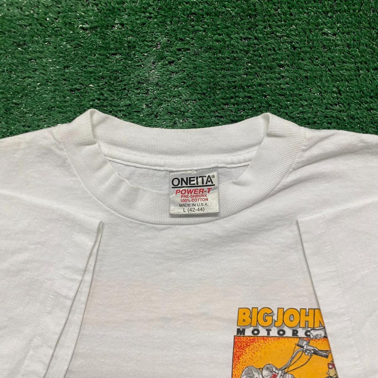 Vintage 90s Big Johnson Motorcycles Single Stitch | Depop