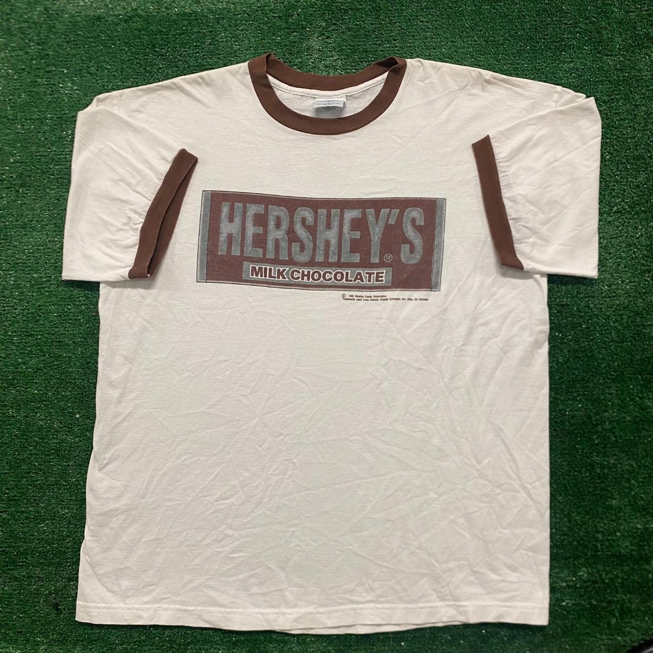 Vintage 90s Hershey's Chocolate Box Logo Baggy... - Depop