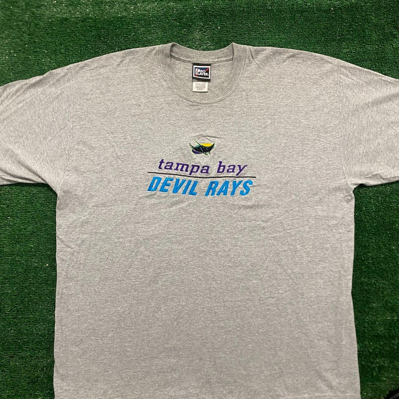 Vintage 90s Tampa Bay Rays Shirt Baggy MLB Baseball... - Depop